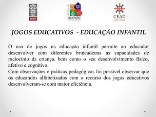 Jogos educativos para educação infantil