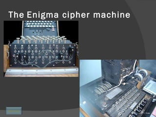 The   Enigma cipher machine Retornar 