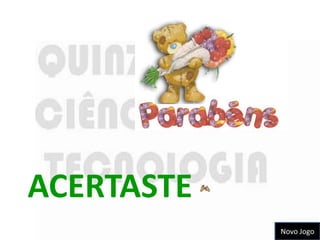 ACERTASTE
            Novo Jogo
 