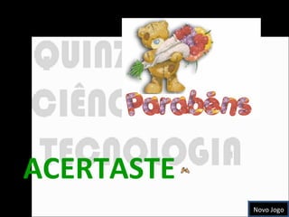 ACERTASTE Novo Jogo 