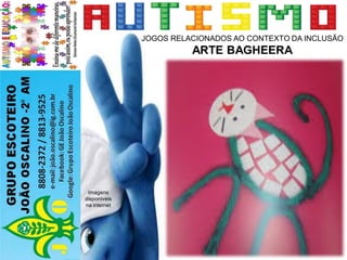 JOGOS RELACIONADOS AO CONTEXTO DA INCLUSÃO
ARTE BAGHEERA
Imagens
disponíveis
na internet
 