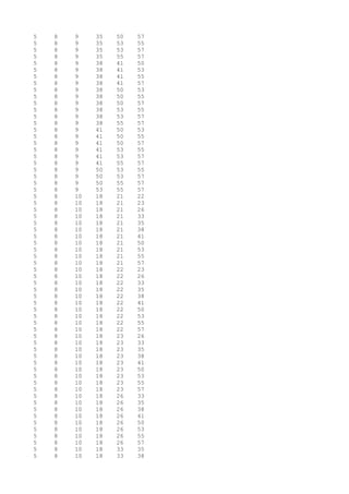 5 8 9 35 50 57
5 8 9 35 53 55
5 8 9 35 53 57
5 8 9 35 55 57
5 8 9 38 41 50
5 8 9 38 41 53
5 8 9 38 41 55
5 8 9 38 41 57
5 8 9 38 50 53
5 8 9 38 50 55
5 8 9 38 50 57
5 8 9 38 53 55
5 8 9 38 53 57
5 8 9 38 55 57
5 8 9 41 50 53
5 8 9 41 50 55
5 8 9 41 50 57
5 8 9 41 53 55
5 8 9 41 53 57
5 8 9 41 55 57
5 8 9 50 53 55
5 8 9 50 53 57
5 8 9 50 55 57
5 8 9 53 55 57
5 8 10 18 21 22
5 8 10 18 21 23
5 8 10 18 21 26
5 8 10 18 21 33
5 8 10 18 21 35
5 8 10 18 21 38
5 8 10 18 21 41
5 8 10 18 21 50
5 8 10 18 21 53
5 8 10 18 21 55
5 8 10 18 21 57
5 8 10 18 22 23
5 8 10 18 22 26
5 8 10 18 22 33
5 8 10 18 22 35
5 8 10 18 22 38
5 8 10 18 22 41
5 8 10 18 22 50
5 8 10 18 22 53
5 8 10 18 22 55
5 8 10 18 22 57
5 8 10 18 23 26
5 8 10 18 23 33
5 8 10 18 23 35
5 8 10 18 23 38
5 8 10 18 23 41
5 8 10 18 23 50
5 8 10 18 23 53
5 8 10 18 23 55
5 8 10 18 23 57
5 8 10 18 26 33
5 8 10 18 26 35
5 8 10 18 26 38
5 8 10 18 26 41
5 8 10 18 26 50
5 8 10 18 26 53
5 8 10 18 26 55
5 8 10 18 26 57
5 8 10 18 33 35
5 8 10 18 33 38
 