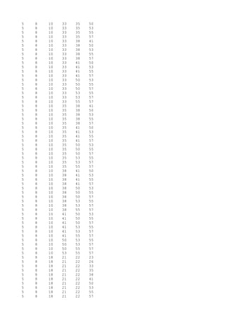 5 8 10 33 35 50
5 8 10 33 35 53
5 8 10 33 35 55
5 8 10 33 35 57
5 8 10 33 38 41
5 8 10 33 38 50
5 8 10 33 38 53
5 8 10 33 38 55
5 8 10 33 38 57
5 8 10 33 41 50
5 8 10 33 41 53
5 8 10 33 41 55
5 8 10 33 41 57
5 8 10 33 50 53
5 8 10 33 50 55
5 8 10 33 50 57
5 8 10 33 53 55
5 8 10 33 53 57
5 8 10 33 55 57
5 8 10 35 38 41
5 8 10 35 38 50
5 8 10 35 38 53
5 8 10 35 38 55
5 8 10 35 38 57
5 8 10 35 41 50
5 8 10 35 41 53
5 8 10 35 41 55
5 8 10 35 41 57
5 8 10 35 50 53
5 8 10 35 50 55
5 8 10 35 50 57
5 8 10 35 53 55
5 8 10 35 53 57
5 8 10 35 55 57
5 8 10 38 41 50
5 8 10 38 41 53
5 8 10 38 41 55
5 8 10 38 41 57
5 8 10 38 50 53
5 8 10 38 50 55
5 8 10 38 50 57
5 8 10 38 53 55
5 8 10 38 53 57
5 8 10 38 55 57
5 8 10 41 50 53
5 8 10 41 50 55
5 8 10 41 50 57
5 8 10 41 53 55
5 8 10 41 53 57
5 8 10 41 55 57
5 8 10 50 53 55
5 8 10 50 53 57
5 8 10 50 55 57
5 8 10 53 55 57
5 8 18 21 22 23
5 8 18 21 22 26
5 8 18 21 22 33
5 8 18 21 22 35
5 8 18 21 22 38
5 8 18 21 22 41
5 8 18 21 22 50
5 8 18 21 22 53
5 8 18 21 22 55
5 8 18 21 22 57
 