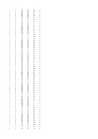 5 9 10 18 53 55
5 9 10 18 53 57
5 9 10 18 55 57
5 9 10 21 22 23
5 9 10 21 22 26
5 9 10 21 22 33
5 9 10 21 22 35
5 9 10 21 22 38
5 9 10 21 22 41
5 9 10 21 22 50
5 9 10 21 22 53
5 9 10 21 22 55
5 9 10 21 22 57
5 9 10 21 23 26
5 9 10 21 23 33
5 9 10 21 23 35
5 9 10 21 23 38
5 9 10 21 23 41
5 9 10 21 23 50
5 9 10 21 23 53
5 9 10 21 23 55
5 9 10 21 23 57
5 9 10 21 26 33
5 9 10 21 26 35
5 9 10 21 26 38
5 9 10 21 26 41
5 9 10 21 26 50
5 9 10 21 26 53
5 9 10 21 26 55
5 9 10 21 26 57
5 9 10 21 33 35
5 9 10 21 33 38
5 9 10 21 33 41
5 9 10 21 33 50
5 9 10 21 33 53
5 9 10 21 33 55
5 9 10 21 33 57
5 9 10 21 35 38
5 9 10 21 35 41
5 9 10 21 35 50
5 9 10 21 35 53
5 9 10 21 35 55
5 9 10 21 35 57
5 9 10 21 38 41
5 9 10 21 38 50
5 9 10 21 38 53
5 9 10 21 38 55
5 9 10 21 38 57
5 9 10 21 41 50
5 9 10 21 41 53
5 9 10 21 41 55
5 9 10 21 41 57
5 9 10 21 50 53
5 9 10 21 50 55
5 9 10 21 50 57
5 9 10 21 53 55
5 9 10 21 53 57
5 9 10 21 55 57
5 9 10 22 23 26
5 9 10 22 23 33
5 9 10 22 23 35
5 9 10 22 23 38
5 9 10 22 23 41
5 9 10 22 23 50
 