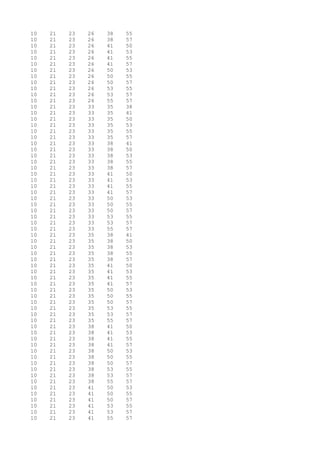 10 21 23 26 38 55
10 21 23 26 38 57
10 21 23 26 41 50
10 21 23 26 41 53
10 21 23 26 41 55
10 21 23 26 41 57
10 21 23 26 50 53
10 21 23 26 50 55
10 21 23 26 50 57
10 21 23 26 53 55
10 21 23 26 53 57
10 21 23 26 55 57
10 21 23 33 35 38
10 21 23 33 35 41
10 21 23 33 35 50
10 21 23 33 35 53
10 21 23 33 35 55
10 21 23 33 35 57
10 21 23 33 38 41
10 21 23 33 38 50
10 21 23 33 38 53
10 21 23 33 38 55
10 21 23 33 38 57
10 21 23 33 41 50
10 21 23 33 41 53
10 21 23 33 41 55
10 21 23 33 41 57
10 21 23 33 50 53
10 21 23 33 50 55
10 21 23 33 50 57
10 21 23 33 53 55
10 21 23 33 53 57
10 21 23 33 55 57
10 21 23 35 38 41
10 21 23 35 38 50
10 21 23 35 38 53
10 21 23 35 38 55
10 21 23 35 38 57
10 21 23 35 41 50
10 21 23 35 41 53
10 21 23 35 41 55
10 21 23 35 41 57
10 21 23 35 50 53
10 21 23 35 50 55
10 21 23 35 50 57
10 21 23 35 53 55
10 21 23 35 53 57
10 21 23 35 55 57
10 21 23 38 41 50
10 21 23 38 41 53
10 21 23 38 41 55
10 21 23 38 41 57
10 21 23 38 50 53
10 21 23 38 50 55
10 21 23 38 50 57
10 21 23 38 53 55
10 21 23 38 53 57
10 21 23 38 55 57
10 21 23 41 50 53
10 21 23 41 50 55
10 21 23 41 50 57
10 21 23 41 53 55
10 21 23 41 53 57
10 21 23 41 55 57
 
