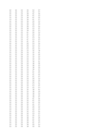 10 22 23 35 53 57
10 22 23 35 55 57
10 22 23 38 41 50
10 22 23 38 41 53
10 22 23 38 41 55
10 22 23 38 41 57
10 22 23 38 50 53
10 22 23 38 50 55
10 22 23 38 50 57
10 22 23 38 53 55
10 22 23 38 53 57
10 22 23 38 55 57
10 22 23 41 50 53
10 22 23 41 50 55
10 22 23 41 50 57
10 22 23 41 53 55
10 22 23 41 53 57
10 22 23 41 55 57
10 22 23 50 53 55
10 22 23 50 53 57
10 22 23 50 55 57
10 22 23 53 55 57
10 22 26 33 35 38
10 22 26 33 35 41
10 22 26 33 35 50
10 22 26 33 35 53
10 22 26 33 35 55
10 22 26 33 35 57
10 22 26 33 38 41
10 22 26 33 38 50
10 22 26 33 38 53
10 22 26 33 38 55
10 22 26 33 38 57
10 22 26 33 41 50
10 22 26 33 41 53
10 22 26 33 41 55
10 22 26 33 41 57
10 22 26 33 50 53
10 22 26 33 50 55
10 22 26 33 50 57
10 22 26 33 53 55
10 22 26 33 53 57
10 22 26 33 55 57
10 22 26 35 38 41
10 22 26 35 38 50
10 22 26 35 38 53
10 22 26 35 38 55
10 22 26 35 38 57
10 22 26 35 41 50
10 22 26 35 41 53
10 22 26 35 41 55
10 22 26 35 41 57
10 22 26 35 50 53
10 22 26 35 50 55
10 22 26 35 50 57
10 22 26 35 53 55
10 22 26 35 53 57
10 22 26 35 55 57
10 22 26 38 41 50
10 22 26 38 41 53
10 22 26 38 41 55
10 22 26 38 41 57
10 22 26 38 50 53
10 22 26 38 50 55
 