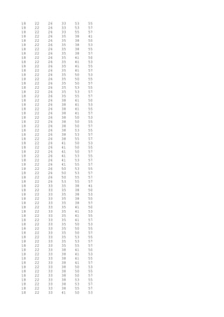 18 22 26 33 53 55
18 22 26 33 53 57
18 22 26 33 55 57
18 22 26 35 38 41
18 22 26 35 38 50
18 22 26 35 38 53
18 22 26 35 38 55
18 22 26 35 38 57
18 22 26 35 41 50
18 22 26 35 41 53
18 22 26 35 41 55
18 22 26 35 41 57
18 22 26 35 50 53
18 22 26 35 50 55
18 22 26 35 50 57
18 22 26 35 53 55
18 22 26 35 53 57
18 22 26 35 55 57
18 22 26 38 41 50
18 22 26 38 41 53
18 22 26 38 41 55
18 22 26 38 41 57
18 22 26 38 50 53
18 22 26 38 50 55
18 22 26 38 50 57
18 22 26 38 53 55
18 22 26 38 53 57
18 22 26 38 55 57
18 22 26 41 50 53
18 22 26 41 50 55
18 22 26 41 50 57
18 22 26 41 53 55
18 22 26 41 53 57
18 22 26 41 55 57
18 22 26 50 53 55
18 22 26 50 53 57
18 22 26 50 55 57
18 22 26 53 55 57
18 22 33 35 38 41
18 22 33 35 38 50
18 22 33 35 38 53
18 22 33 35 38 55
18 22 33 35 38 57
18 22 33 35 41 50
18 22 33 35 41 53
18 22 33 35 41 55
18 22 33 35 41 57
18 22 33 35 50 53
18 22 33 35 50 55
18 22 33 35 50 57
18 22 33 35 53 55
18 22 33 35 53 57
18 22 33 35 55 57
18 22 33 38 41 50
18 22 33 38 41 53
18 22 33 38 41 55
18 22 33 38 41 57
18 22 33 38 50 53
18 22 33 38 50 55
18 22 33 38 50 57
18 22 33 38 53 55
18 22 33 38 53 57
18 22 33 38 55 57
18 22 33 41 50 53
 