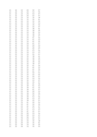 21 22 23 26 50 57
21 22 23 26 53 55
21 22 23 26 53 57
21 22 23 26 55 57
21 22 23 33 35 38
21 22 23 33 35 41
21 22 23 33 35 50
21 22 23 33 35 53
21 22 23 33 35 55
21 22 23 33 35 57
21 22 23 33 38 41
21 22 23 33 38 50
21 22 23 33 38 53
21 22 23 33 38 55
21 22 23 33 38 57
21 22 23 33 41 50
21 22 23 33 41 53
21 22 23 33 41 55
21 22 23 33 41 57
21 22 23 33 50 53
21 22 23 33 50 55
21 22 23 33 50 57
21 22 23 33 53 55
21 22 23 33 53 57
21 22 23 33 55 57
21 22 23 35 38 41
21 22 23 35 38 50
21 22 23 35 38 53
21 22 23 35 38 55
21 22 23 35 38 57
21 22 23 35 41 50
21 22 23 35 41 53
21 22 23 35 41 55
21 22 23 35 41 57
21 22 23 35 50 53
21 22 23 35 50 55
21 22 23 35 50 57
21 22 23 35 53 55
21 22 23 35 53 57
21 22 23 35 55 57
21 22 23 38 41 50
21 22 23 38 41 53
21 22 23 38 41 55
21 22 23 38 41 57
21 22 23 38 50 53
21 22 23 38 50 55
21 22 23 38 50 57
21 22 23 38 53 55
21 22 23 38 53 57
21 22 23 38 55 57
21 22 23 41 50 53
21 22 23 41 50 55
21 22 23 41 50 57
21 22 23 41 53 55
21 22 23 41 53 57
21 22 23 41 55 57
21 22 23 50 53 55
21 22 23 50 53 57
21 22 23 50 55 57
21 22 23 53 55 57
21 22 26 33 35 38
21 22 26 33 35 41
21 22 26 33 35 50
21 22 26 33 35 53
 