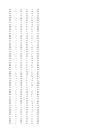 22 23 33 38 41 57
22 23 33 38 50 53
22 23 33 38 50 55
22 23 33 38 50 57
22 23 33 38 53 55
22 23 33 38 53 57
22 23 33 38 55 57
22 23 33 41 50 53
22 23 33 41 50 55
22 23 33 41 50 57
22 23 33 41 53 55
22 23 33 41 53 57
22 23 33 41 55 57
22 23 33 50 53 55
22 23 33 50 53 57
22 23 33 50 55 57
22 23 33 53 55 57
22 23 35 38 41 50
22 23 35 38 41 53
22 23 35 38 41 55
22 23 35 38 41 57
22 23 35 38 50 53
22 23 35 38 50 55
22 23 35 38 50 57
22 23 35 38 53 55
22 23 35 38 53 57
22 23 35 38 55 57
22 23 35 41 50 53
22 23 35 41 50 55
22 23 35 41 50 57
22 23 35 41 53 55
22 23 35 41 53 57
22 23 35 41 55 57
22 23 35 50 53 55
22 23 35 50 53 57
22 23 35 50 55 57
22 23 35 53 55 57
22 23 38 41 50 53
22 23 38 41 50 55
22 23 38 41 50 57
22 23 38 41 53 55
22 23 38 41 53 57
22 23 38 41 55 57
22 23 38 50 53 55
22 23 38 50 53 57
22 23 38 50 55 57
22 23 38 53 55 57
22 23 41 50 53 55
22 23 41 50 53 57
22 23 41 50 55 57
22 23 41 53 55 57
22 23 50 53 55 57
22 26 33 35 38 41
22 26 33 35 38 50
22 26 33 35 38 53
22 26 33 35 38 55
22 26 33 35 38 57
22 26 33 35 41 50
22 26 33 35 41 53
22 26 33 35 41 55
22 26 33 35 41 57
22 26 33 35 50 53
22 26 33 35 50 55
22 26 33 35 50 57
 