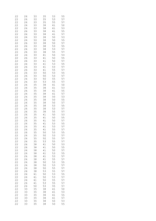 22 26 33 35 53 55
22 26 33 35 53 57
22 26 33 35 55 57
22 26 33 38 41 50
22 26 33 38 41 53
22 26 33 38 41 55
22 26 33 38 41 57
22 26 33 38 50 53
22 26 33 38 50 55
22 26 33 38 50 57
22 26 33 38 53 55
22 26 33 38 53 57
22 26 33 38 55 57
22 26 33 41 50 53
22 26 33 41 50 55
22 26 33 41 50 57
22 26 33 41 53 55
22 26 33 41 53 57
22 26 33 41 55 57
22 26 33 50 53 55
22 26 33 50 53 57
22 26 33 50 55 57
22 26 33 53 55 57
22 26 35 38 41 50
22 26 35 38 41 53
22 26 35 38 41 55
22 26 35 38 41 57
22 26 35 38 50 53
22 26 35 38 50 55
22 26 35 38 50 57
22 26 35 38 53 55
22 26 35 38 53 57
22 26 35 38 55 57
22 26 35 41 50 53
22 26 35 41 50 55
22 26 35 41 50 57
22 26 35 41 53 55
22 26 35 41 53 57
22 26 35 41 55 57
22 26 35 50 53 55
22 26 35 50 53 57
22 26 35 50 55 57
22 26 35 53 55 57
22 26 38 41 50 53
22 26 38 41 50 55
22 26 38 41 50 57
22 26 38 41 53 55
22 26 38 41 53 57
22 26 38 41 55 57
22 26 38 50 53 55
22 26 38 50 53 57
22 26 38 50 55 57
22 26 38 53 55 57
22 26 41 50 53 55
22 26 41 50 53 57
22 26 41 50 55 57
22 26 41 53 55 57
22 26 50 53 55 57
22 33 35 38 41 50
22 33 35 38 41 53
22 33 35 38 41 55
22 33 35 38 41 57
22 33 35 38 50 53
22 33 35 38 50 55
 