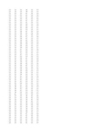 23 33 35 38 53 57
23 33 35 38 55 57
23 33 35 41 50 53
23 33 35 41 50 55
23 33 35 41 50 57
23 33 35 41 53 55
23 33 35 41 53 57
23 33 35 41 55 57
23 33 35 50 53 55
23 33 35 50 53 57
23 33 35 50 55 57
23 33 35 53 55 57
23 33 38 41 50 53
23 33 38 41 50 55
23 33 38 41 50 57
23 33 38 41 53 55
23 33 38 41 53 57
23 33 38 41 55 57
23 33 38 50 53 55
23 33 38 50 53 57
23 33 38 50 55 57
23 33 38 53 55 57
23 33 41 50 53 55
23 33 41 50 53 57
23 33 41 50 55 57
23 33 41 53 55 57
23 33 50 53 55 57
23 35 38 41 50 53
23 35 38 41 50 55
23 35 38 41 50 57
23 35 38 41 53 55
23 35 38 41 53 57
23 35 38 41 55 57
23 35 38 50 53 55
23 35 38 50 53 57
23 35 38 50 55 57
23 35 38 53 55 57
23 35 41 50 53 55
23 35 41 50 53 57
23 35 41 50 55 57
23 35 41 53 55 57
23 35 50 53 55 57
23 38 41 50 53 55
23 38 41 50 53 57
23 38 41 50 55 57
23 38 41 53 55 57
23 38 50 53 55 57
23 41 50 53 55 57
26 33 35 38 41 50
26 33 35 38 41 53
26 33 35 38 41 55
26 33 35 38 41 57
26 33 35 38 50 53
26 33 35 38 50 55
26 33 35 38 50 57
26 33 35 38 53 55
26 33 35 38 53 57
26 33 35 38 55 57
26 33 35 41 50 53
26 33 35 41 50 55
26 33 35 41 50 57
26 33 35 41 53 55
26 33 35 41 53 57
26 33 35 41 55 57
 