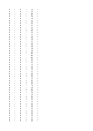4 5 8 21 26 38
4 5 8 21 26 41
4 5 8 21 26 50
4 5 8 21 26 53
4 5 8 21 26 55
4 5 8 21 26 57
4 5 8 21 33 35
4 5 8 21 33 38
4 5 8 21 33 41
4 5 8 21 33 50
4 5 8 21 33 53
4 5 8 21 33 55
4 5 8 21 33 57
4 5 8 21 35 38
4 5 8 21 35 41
4 5 8 21 35 50
4 5 8 21 35 53
4 5 8 21 35 55
4 5 8 21 35 57
4 5 8 21 38 41
4 5 8 21 38 50
4 5 8 21 38 53
4 5 8 21 38 55
4 5 8 21 38 57
4 5 8 21 41 50
4 5 8 21 41 53
4 5 8 21 41 55
4 5 8 21 41 57
4 5 8 21 50 53
4 5 8 21 50 55
4 5 8 21 50 57
4 5 8 21 53 55
4 5 8 21 53 57
4 5 8 21 55 57
4 5 8 22 23 26
4 5 8 22 23 33
4 5 8 22 23 35
4 5 8 22 23 38
4 5 8 22 23 41
4 5 8 22 23 50
4 5 8 22 23 53
4 5 8 22 23 55
4 5 8 22 23 57
4 5 8 22 26 33
4 5 8 22 26 35
4 5 8 22 26 38
4 5 8 22 26 41
4 5 8 22 26 50
4 5 8 22 26 53
4 5 8 22 26 55
4 5 8 22 26 57
4 5 8 22 33 35
4 5 8 22 33 38
4 5 8 22 33 41
4 5 8 22 33 50
4 5 8 22 33 53
4 5 8 22 33 55
4 5 8 22 33 57
4 5 8 22 35 38
4 5 8 22 35 41
4 5 8 22 35 50
4 5 8 22 35 53
4 5 8 22 35 55
4 5 8 22 35 57
 