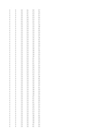 4 9 22 41 50 57
4 9 22 41 53 55
4 9 22 41 53 57
4 9 22 41 55 57
4 9 22 50 53 55
4 9 22 50 53 57
4 9 22 50 55 57
4 9 22 53 55 57
4 9 23 26 33 35
4 9 23 26 33 38
4 9 23 26 33 41
4 9 23 26 33 50
4 9 23 26 33 53
4 9 23 26 33 55
4 9 23 26 33 57
4 9 23 26 35 38
4 9 23 26 35 41
4 9 23 26 35 50
4 9 23 26 35 53
4 9 23 26 35 55
4 9 23 26 35 57
4 9 23 26 38 41
4 9 23 26 38 50
4 9 23 26 38 53
4 9 23 26 38 55
4 9 23 26 38 57
4 9 23 26 41 50
4 9 23 26 41 53
4 9 23 26 41 55
4 9 23 26 41 57
4 9 23 26 50 53
4 9 23 26 50 55
4 9 23 26 50 57
4 9 23 26 53 55
4 9 23 26 53 57
4 9 23 26 55 57
4 9 23 33 35 38
4 9 23 33 35 41
4 9 23 33 35 50
4 9 23 33 35 53
4 9 23 33 35 55
4 9 23 33 35 57
4 9 23 33 38 41
4 9 23 33 38 50
4 9 23 33 38 53
4 9 23 33 38 55
4 9 23 33 38 57
4 9 23 33 41 50
4 9 23 33 41 53
4 9 23 33 41 55
4 9 23 33 41 57
4 9 23 33 50 53
4 9 23 33 50 55
4 9 23 33 50 57
4 9 23 33 53 55
4 9 23 33 53 57
4 9 23 33 55 57
4 9 23 35 38 41
4 9 23 35 38 50
4 9 23 35 38 53
4 9 23 35 38 55
4 9 23 35 38 57
4 9 23 35 41 50
4 9 23 35 41 53
 