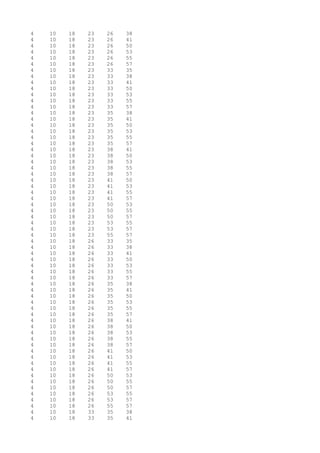 4 10 18 23 26 38
4 10 18 23 26 41
4 10 18 23 26 50
4 10 18 23 26 53
4 10 18 23 26 55
4 10 18 23 26 57
4 10 18 23 33 35
4 10 18 23 33 38
4 10 18 23 33 41
4 10 18 23 33 50
4 10 18 23 33 53
4 10 18 23 33 55
4 10 18 23 33 57
4 10 18 23 35 38
4 10 18 23 35 41
4 10 18 23 35 50
4 10 18 23 35 53
4 10 18 23 35 55
4 10 18 23 35 57
4 10 18 23 38 41
4 10 18 23 38 50
4 10 18 23 38 53
4 10 18 23 38 55
4 10 18 23 38 57
4 10 18 23 41 50
4 10 18 23 41 53
4 10 18 23 41 55
4 10 18 23 41 57
4 10 18 23 50 53
4 10 18 23 50 55
4 10 18 23 50 57
4 10 18 23 53 55
4 10 18 23 53 57
4 10 18 23 55 57
4 10 18 26 33 35
4 10 18 26 33 38
4 10 18 26 33 41
4 10 18 26 33 50
4 10 18 26 33 53
4 10 18 26 33 55
4 10 18 26 33 57
4 10 18 26 35 38
4 10 18 26 35 41
4 10 18 26 35 50
4 10 18 26 35 53
4 10 18 26 35 55
4 10 18 26 35 57
4 10 18 26 38 41
4 10 18 26 38 50
4 10 18 26 38 53
4 10 18 26 38 55
4 10 18 26 38 57
4 10 18 26 41 50
4 10 18 26 41 53
4 10 18 26 41 55
4 10 18 26 41 57
4 10 18 26 50 53
4 10 18 26 50 55
4 10 18 26 50 57
4 10 18 26 53 55
4 10 18 26 53 57
4 10 18 26 55 57
4 10 18 33 35 38
4 10 18 33 35 41
 
