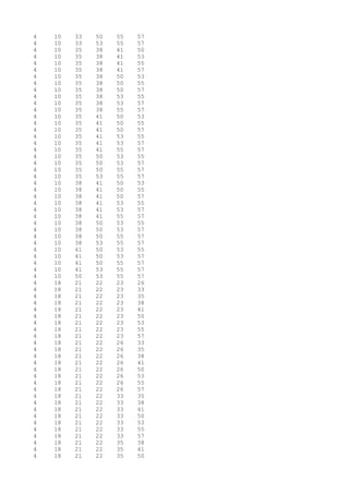 4 10 33 50 55 57
4 10 33 53 55 57
4 10 35 38 41 50
4 10 35 38 41 53
4 10 35 38 41 55
4 10 35 38 41 57
4 10 35 38 50 53
4 10 35 38 50 55
4 10 35 38 50 57
4 10 35 38 53 55
4 10 35 38 53 57
4 10 35 38 55 57
4 10 35 41 50 53
4 10 35 41 50 55
4 10 35 41 50 57
4 10 35 41 53 55
4 10 35 41 53 57
4 10 35 41 55 57
4 10 35 50 53 55
4 10 35 50 53 57
4 10 35 50 55 57
4 10 35 53 55 57
4 10 38 41 50 53
4 10 38 41 50 55
4 10 38 41 50 57
4 10 38 41 53 55
4 10 38 41 53 57
4 10 38 41 55 57
4 10 38 50 53 55
4 10 38 50 53 57
4 10 38 50 55 57
4 10 38 53 55 57
4 10 41 50 53 55
4 10 41 50 53 57
4 10 41 50 55 57
4 10 41 53 55 57
4 10 50 53 55 57
4 18 21 22 23 26
4 18 21 22 23 33
4 18 21 22 23 35
4 18 21 22 23 38
4 18 21 22 23 41
4 18 21 22 23 50
4 18 21 22 23 53
4 18 21 22 23 55
4 18 21 22 23 57
4 18 21 22 26 33
4 18 21 22 26 35
4 18 21 22 26 38
4 18 21 22 26 41
4 18 21 22 26 50
4 18 21 22 26 53
4 18 21 22 26 55
4 18 21 22 26 57
4 18 21 22 33 35
4 18 21 22 33 38
4 18 21 22 33 41
4 18 21 22 33 50
4 18 21 22 33 53
4 18 21 22 33 55
4 18 21 22 33 57
4 18 21 22 35 38
4 18 21 22 35 41
4 18 21 22 35 50
 