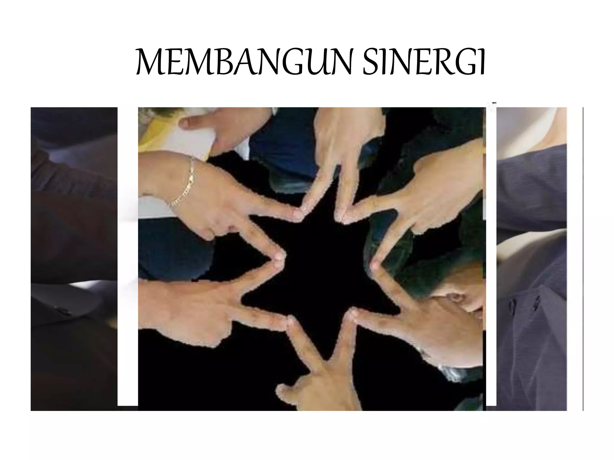 MEMBANGUN SINERGI 
 