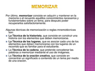 Cuando conocemos el significado de todas las palabras en sí mismas y en el contexto en que se encuentran expresadas. EsquemaEl esquema es la representación gráfica del resumen del texto, que permite captar, con un simple vistazo, el contenido y la organización de las ideas del texto.Algunos tipos de esquemas son:Esquemas Numéricos
