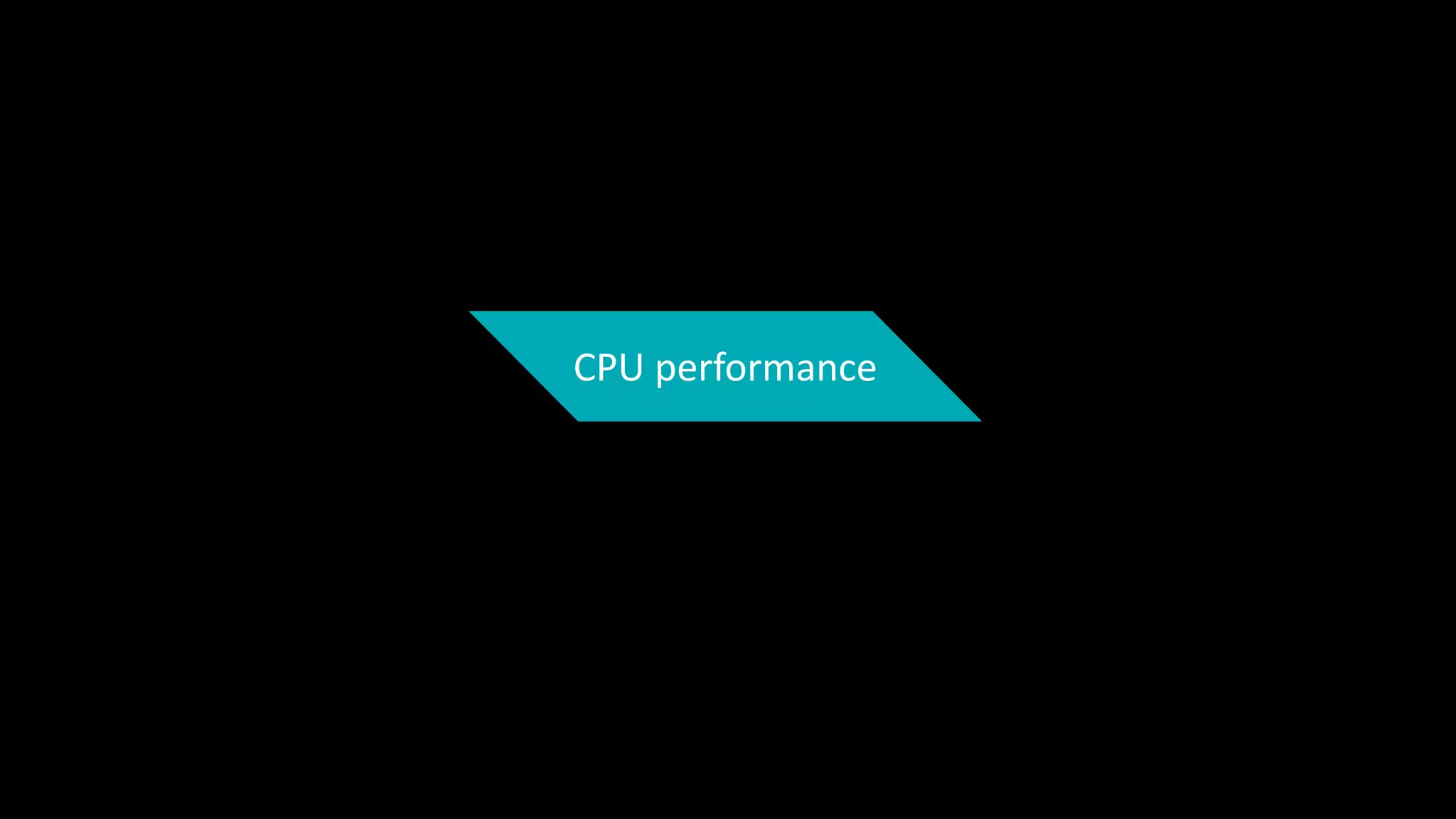 CPU performance

 