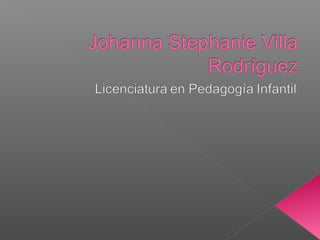Johanna stephanie villa rodríguez