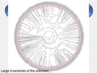 Large inventories of the unknown
 