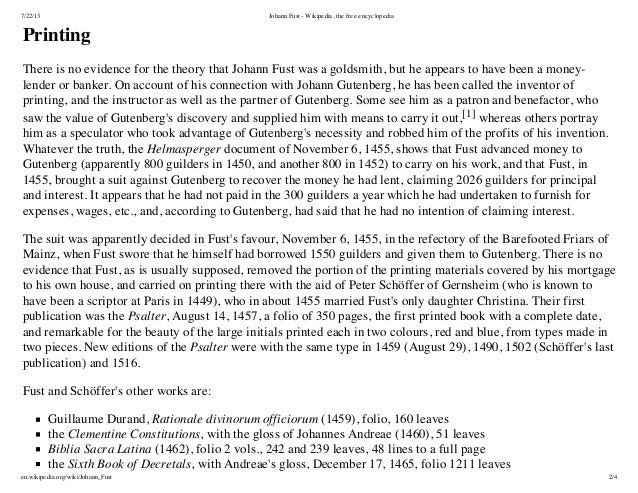Johann fust wikipedia, the free encyclopedia