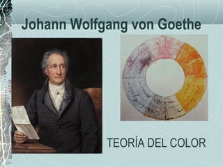 TEORÍA DEL COLOR
Johann Wolfgang von Goethe
 