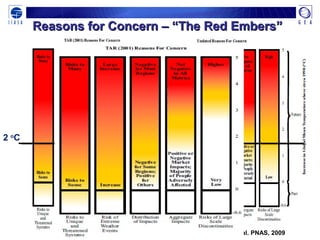 Reasons for Concern – “The Red Embers”Reasons for Concern – “The Red Embers”
2 o
C
Source: Smith et al. PNAS, 2009
 