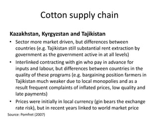 Agricultural Transformation and Food Security in Central Asia