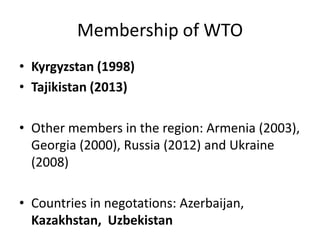 Agricultural Transformation and Food Security in Central Asia