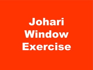 Johari Window