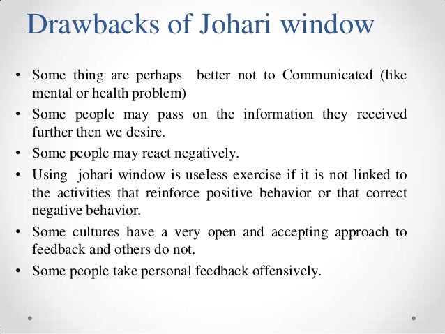 johari window johari window