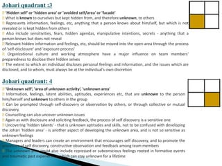 Johari window | PPTX