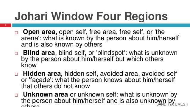 johari window johari window