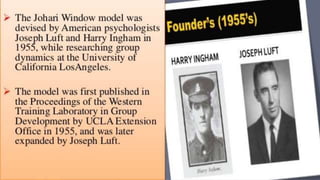 Joe Harry Model Johari window Communication Education and Technology | PPTX