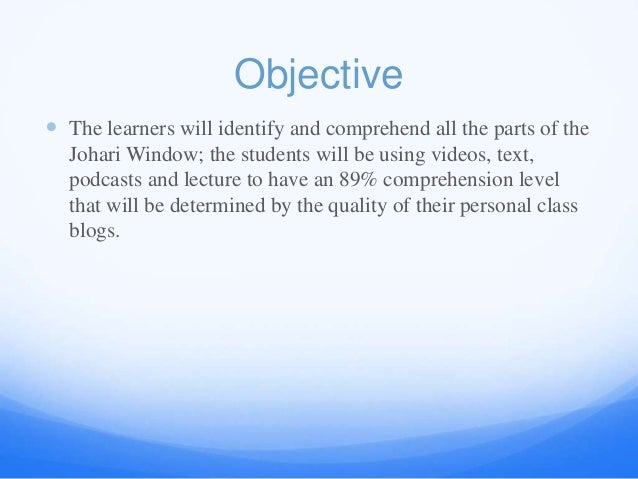 Johari window3