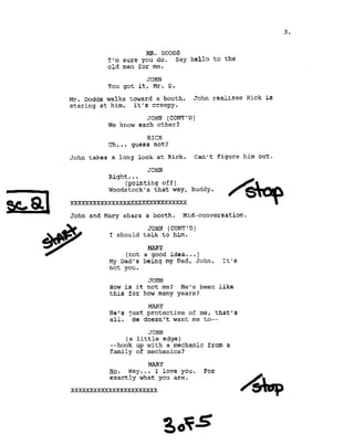 Supernatural 4.03 In the Beginning Casting Sides - John Winchester