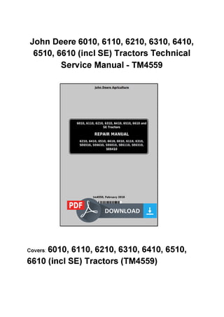 John Deere 6410 Manual | PDF