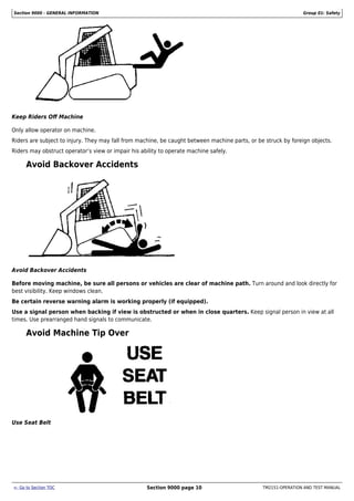 John Deere CT322 Compact Track Loader Operator Manual | PDF