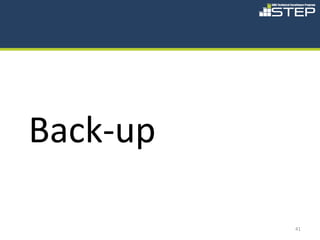 Back-up

          41
 