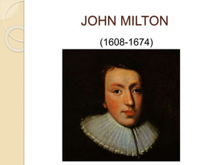 JOHN MILTON
(1608-1674)
 