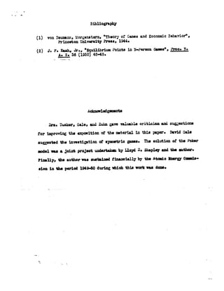 John Nash   Ph D Thesis