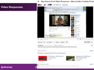 Video Responses




@JShehata         Universal Search   Slide 32
 