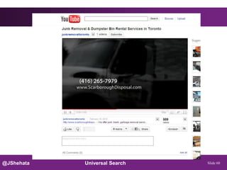 @JShehata   Universal Search   Slide 60
 