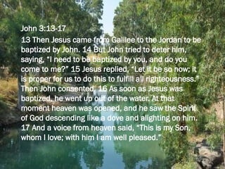 John the Baptist Prepare the Way Sunday School Lesson for Kids | PPTX