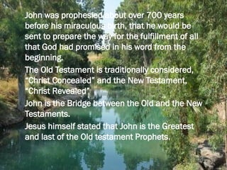 John the Baptist Prepare the Way Sunday School Lesson for Kids | PPTX