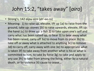 John 15:1-8, Difficult Passage, Israel Vine, Jesus True Vine; Unbelie…