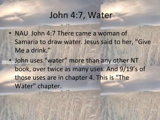 John 4, Samaria; The Gift Of God; Jesus Is Greater; Whoever Believes;…