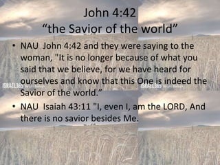 John 4, Samaria; The Gift Of God; Jesus Is Greater; Whoever Believes;…