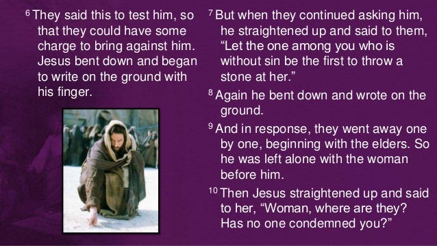 5th Sunday Of Lent Gospel John 8111