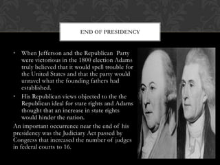 The conflict in the Caribbean caused a political rift between the Federalist and Democratic-Republicans Federalists would rather have war with France than alienate the British.